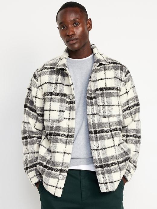 Cozy-Lined Sherpa Shacket Product Image