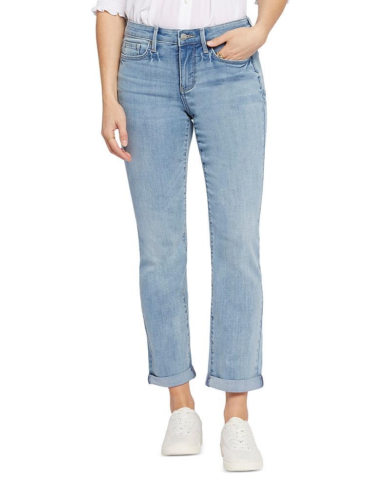 NYDJ Sheri Cuffed Straight Leg Jeans Product Image