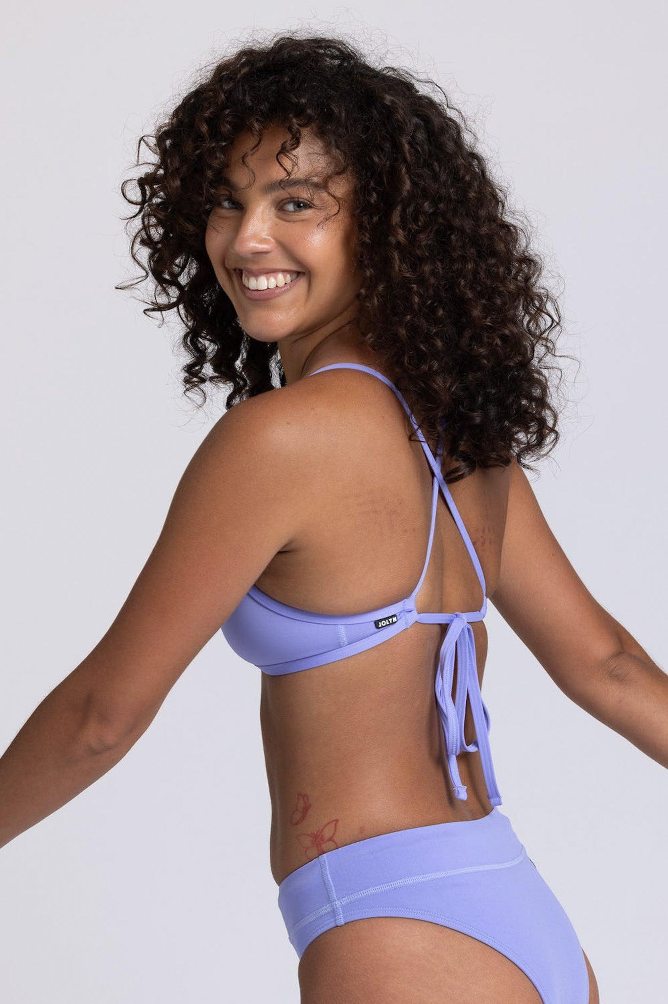 Vent Bikini Top - Lavender Female Product Image