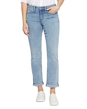 NYDJ Sheri Cuffed Straight Leg Jeans Product Image