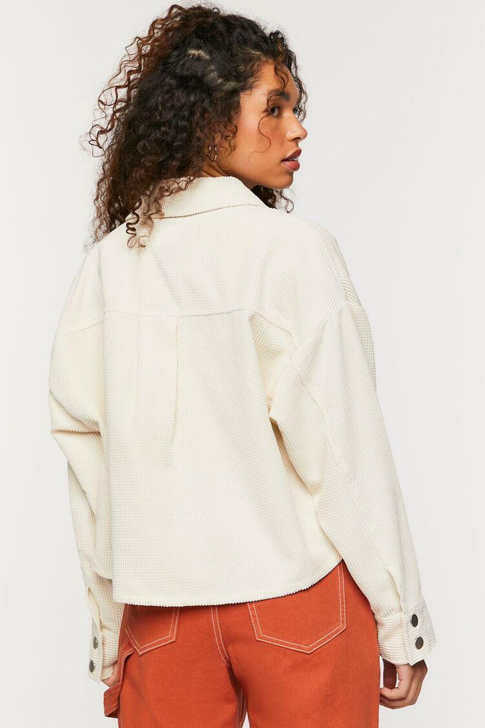 Waffle Corduroy Shacket | Forever 21 Product Image