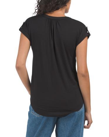 Hi-low T-Shirt for Women | Spandex/Viscose Product Image