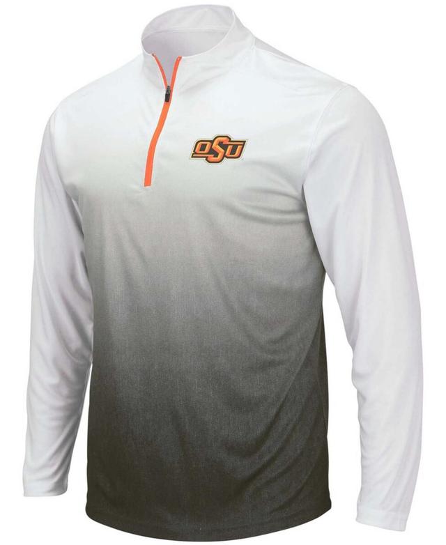 Mens Gray Oklahoma State Cowboys Magic Team Logo Quarter-Zip Jacket Product Image