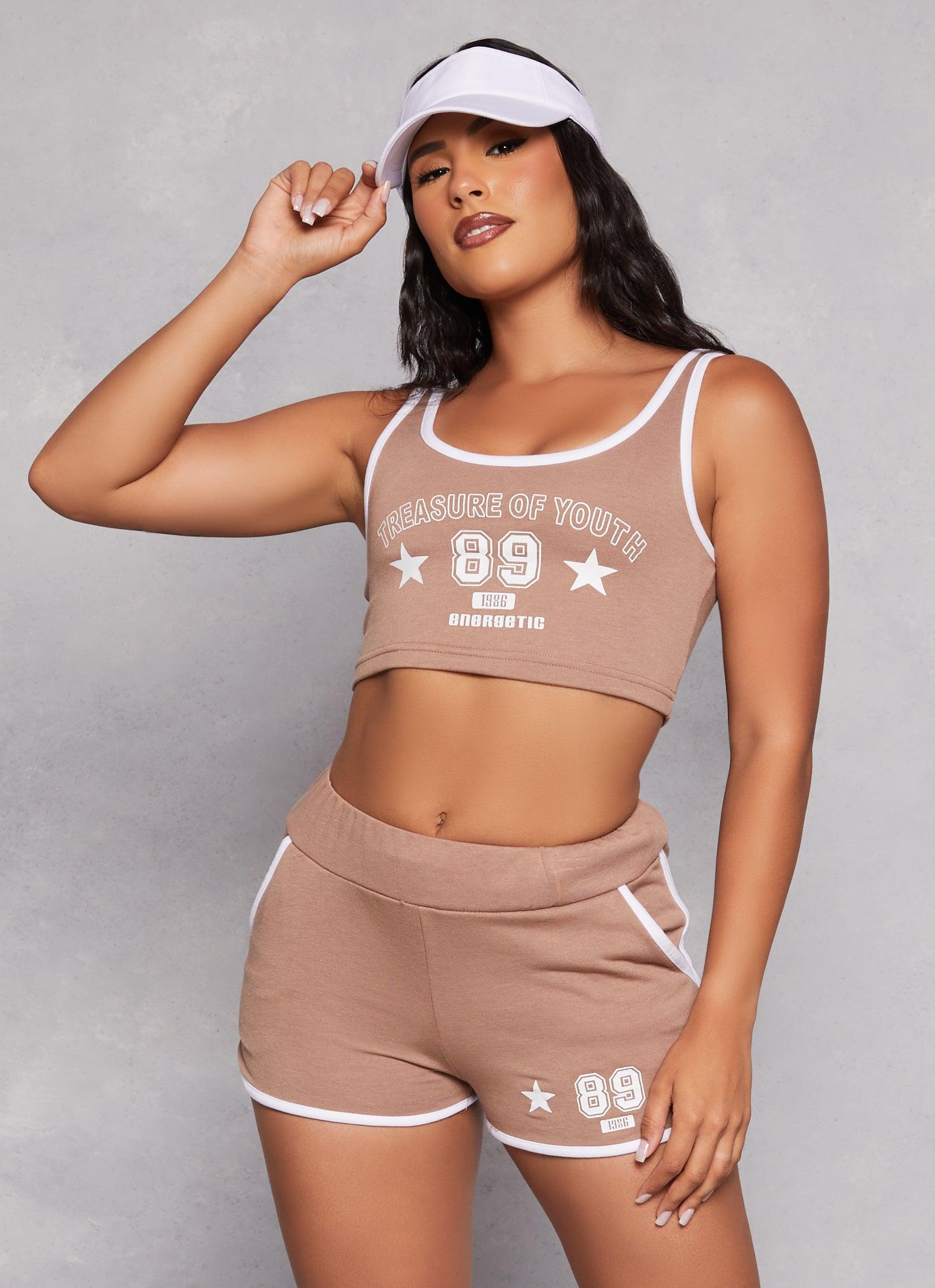 Womens Treasure Of Youth 89 Graphic Crop Top Product Image