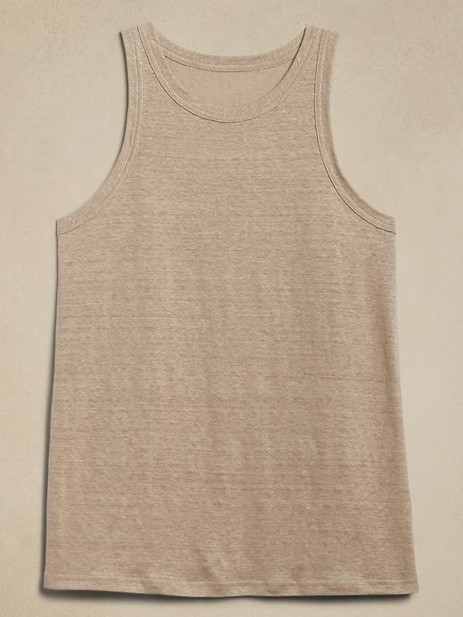 Linen Racer Tank Product Image