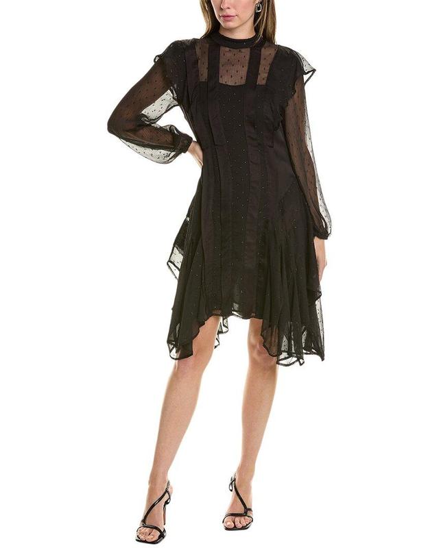 Fleur Shim Mini Dress In Black Product Image