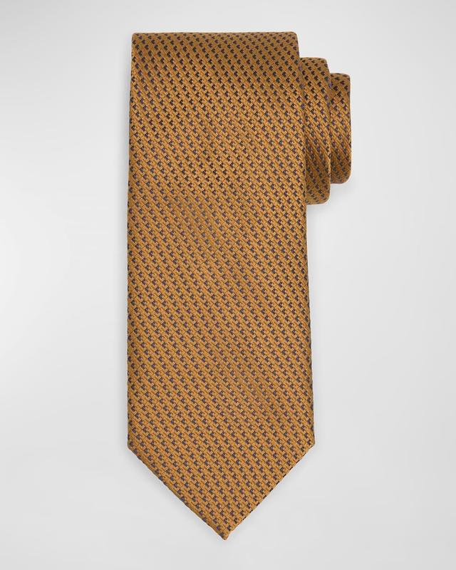 Men's Chevron-Print Silk Tie Product Image