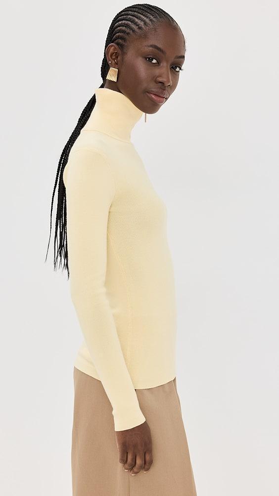 Victoria Beckham Half Zip High Neck Top | Shopbop Product Image