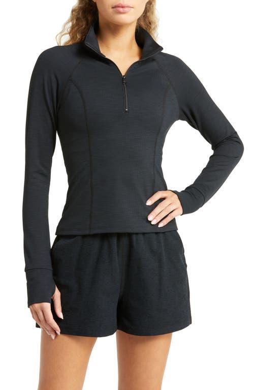 Beyond Yoga Heather Rib Take a Hike Pullover Product Image