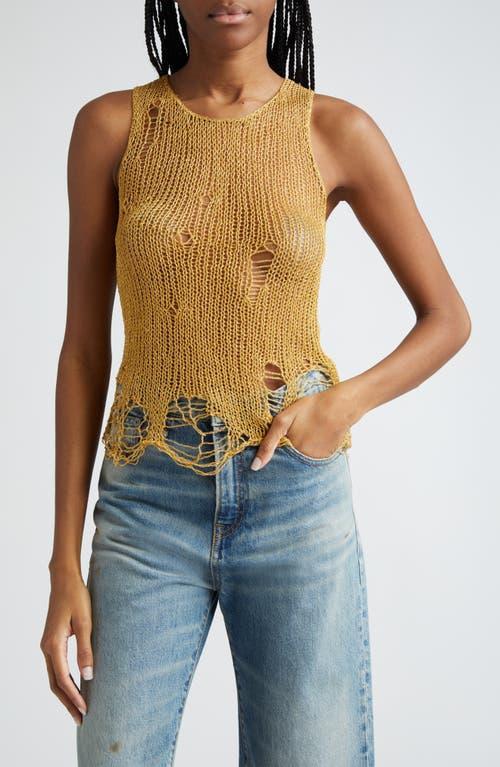 R13 Destroyed Shimmer Knit Tank product image