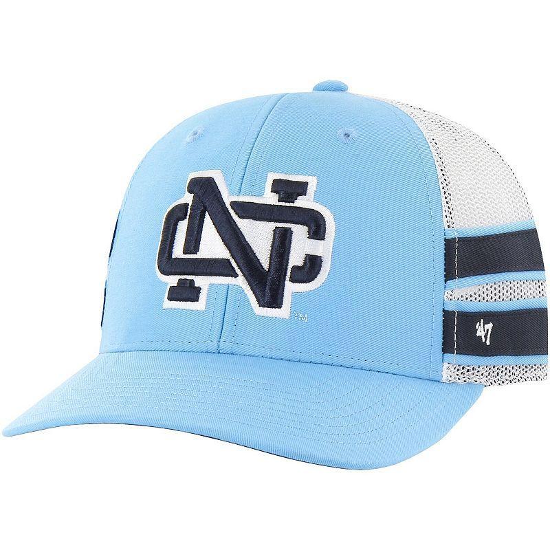 Mens 47 Carolina Blue North Carolina Tar Heels Straight Eight Adjustable Trucker Hat Product Image