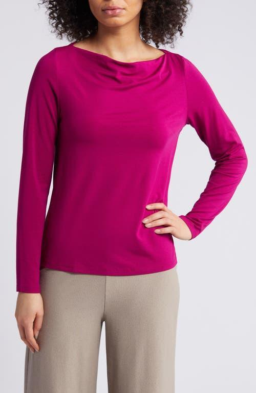 Eileen Fisher V-Neck Three-Quarter Sleeve Top Product Image