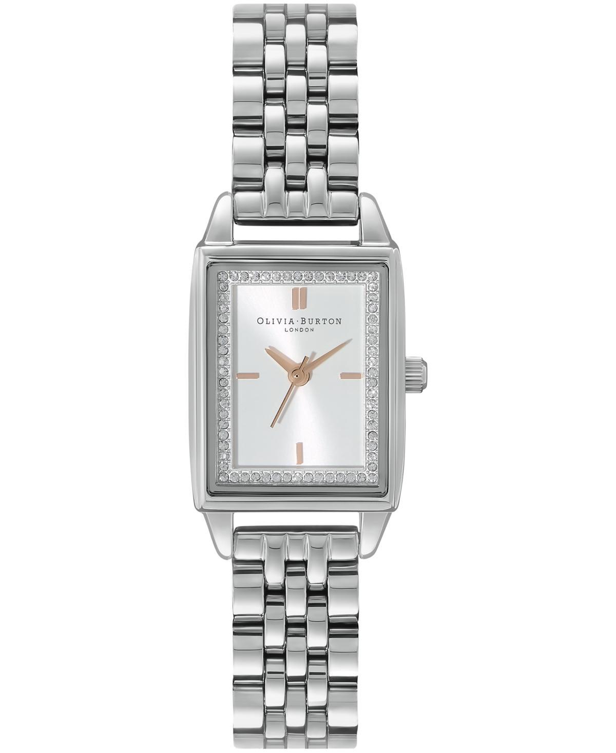 Olivia Burton Classics Rectangular Mesh Strap Watch, 20mm Product Image