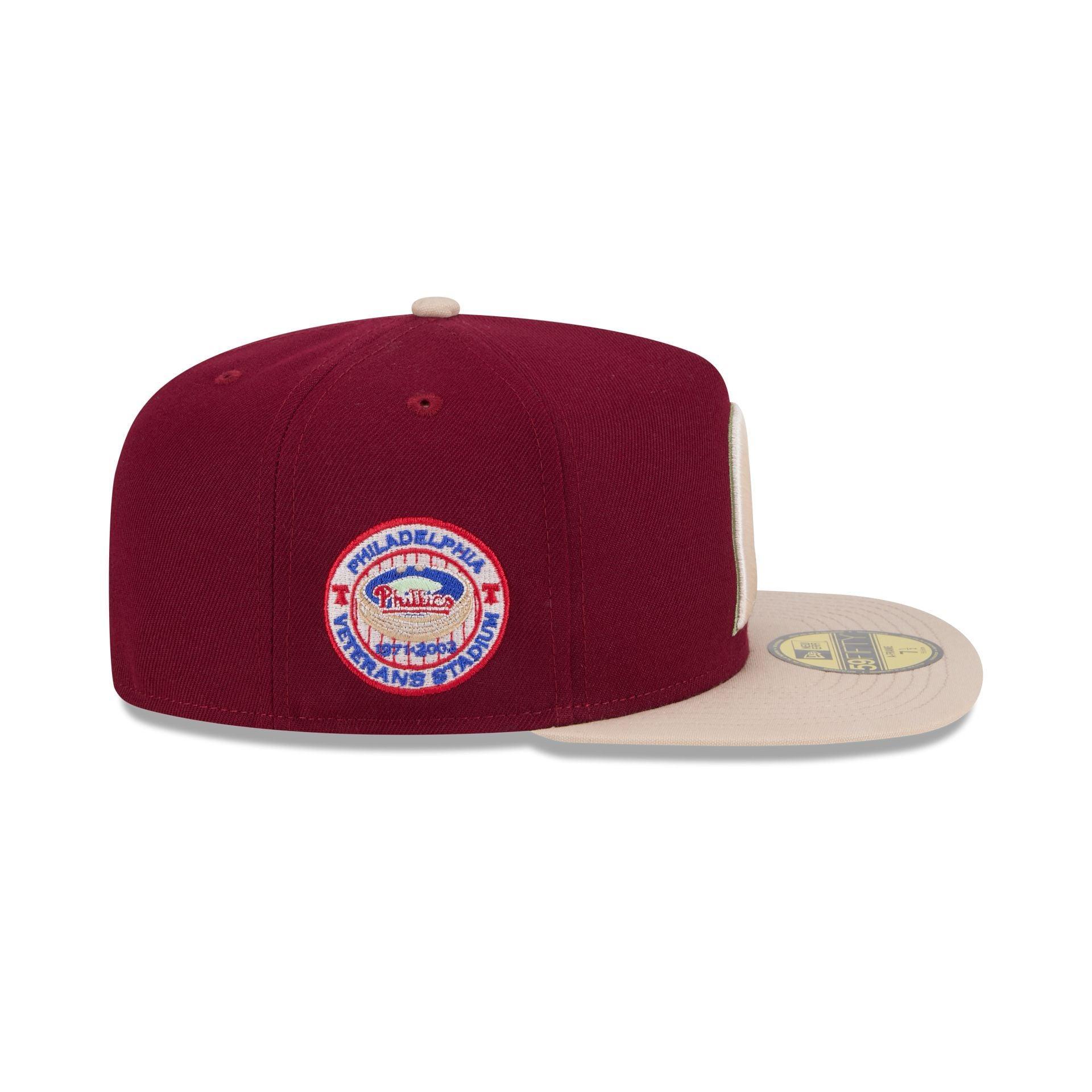 Philadelphia Phillies Canvas 59FIFTY A-Frame Fitted Hat Male Product Image