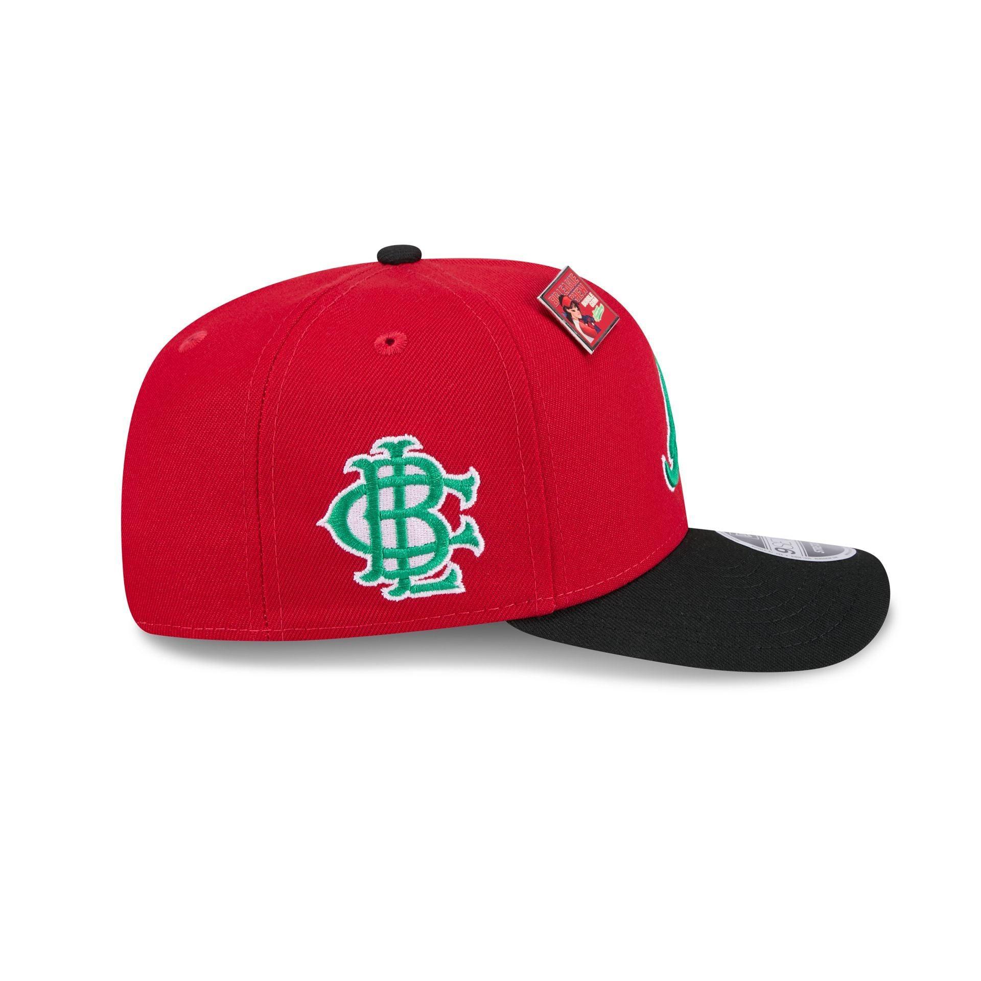 Big League Chew X Boston Red Sox Slammin' Strawberry 9SEVENTY Stretch-Snap Hat Male Product Image