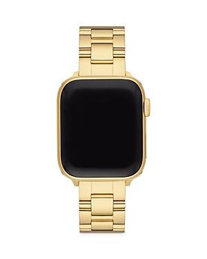 Michele Apple Watch Gold Tone Stainless Steel Interchangeable Bracelet, 38-45mm Product Image