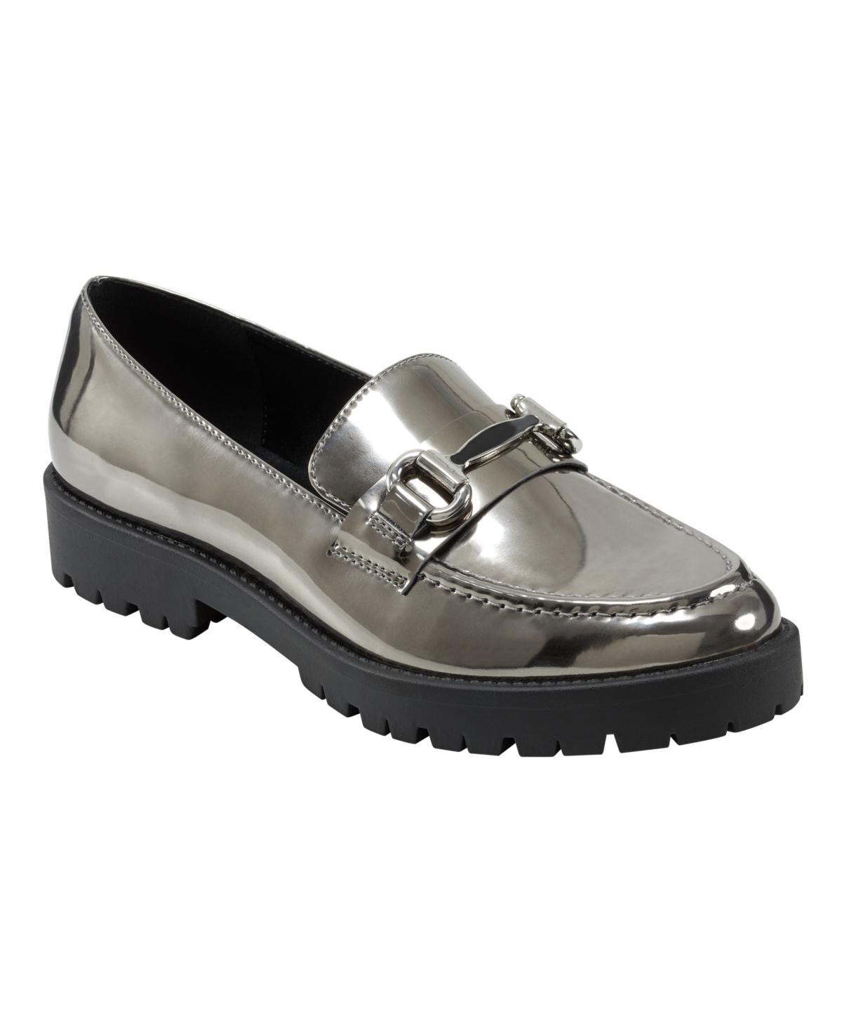 Bandolino Womens Franny Lug Sole Hardware Loafers Product Image