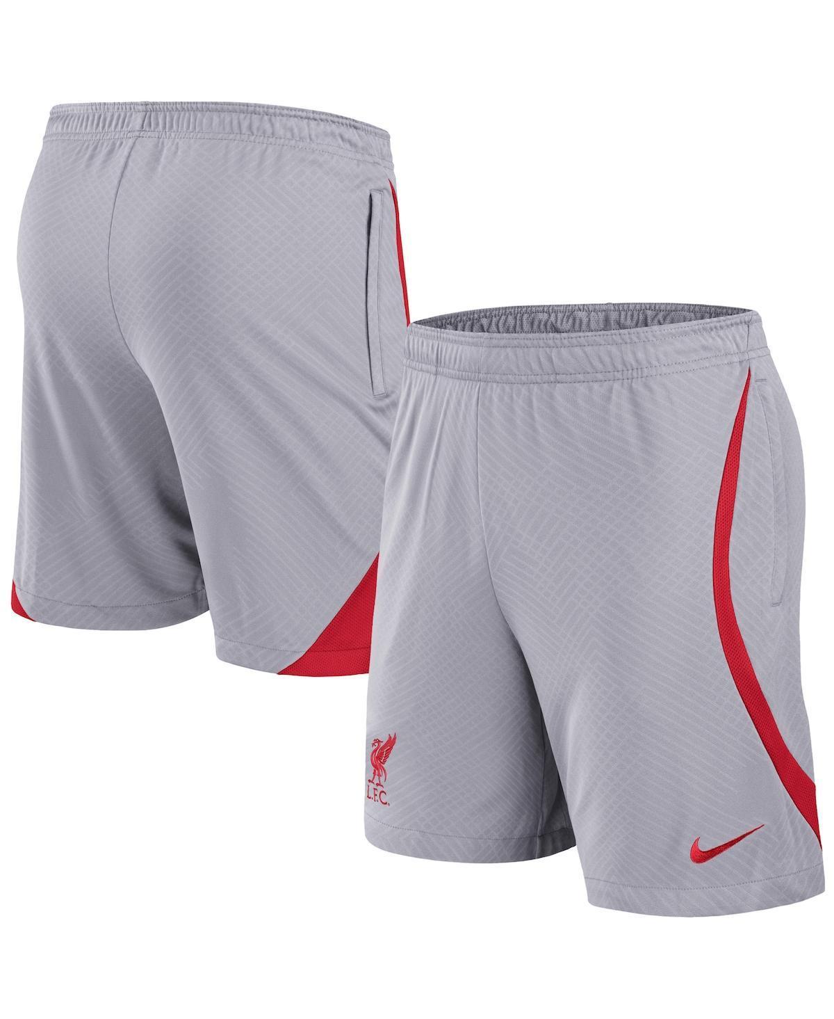 Mens Nike Gray Liverpool Strike Performance Shorts Product Image