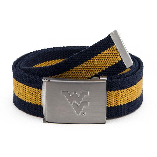 Mens West Virginia Mountaineers Fabric Belt Product Image