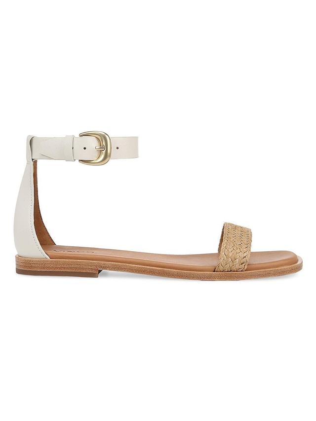 Womens Martina Leather & Woven Sandals Product Image
