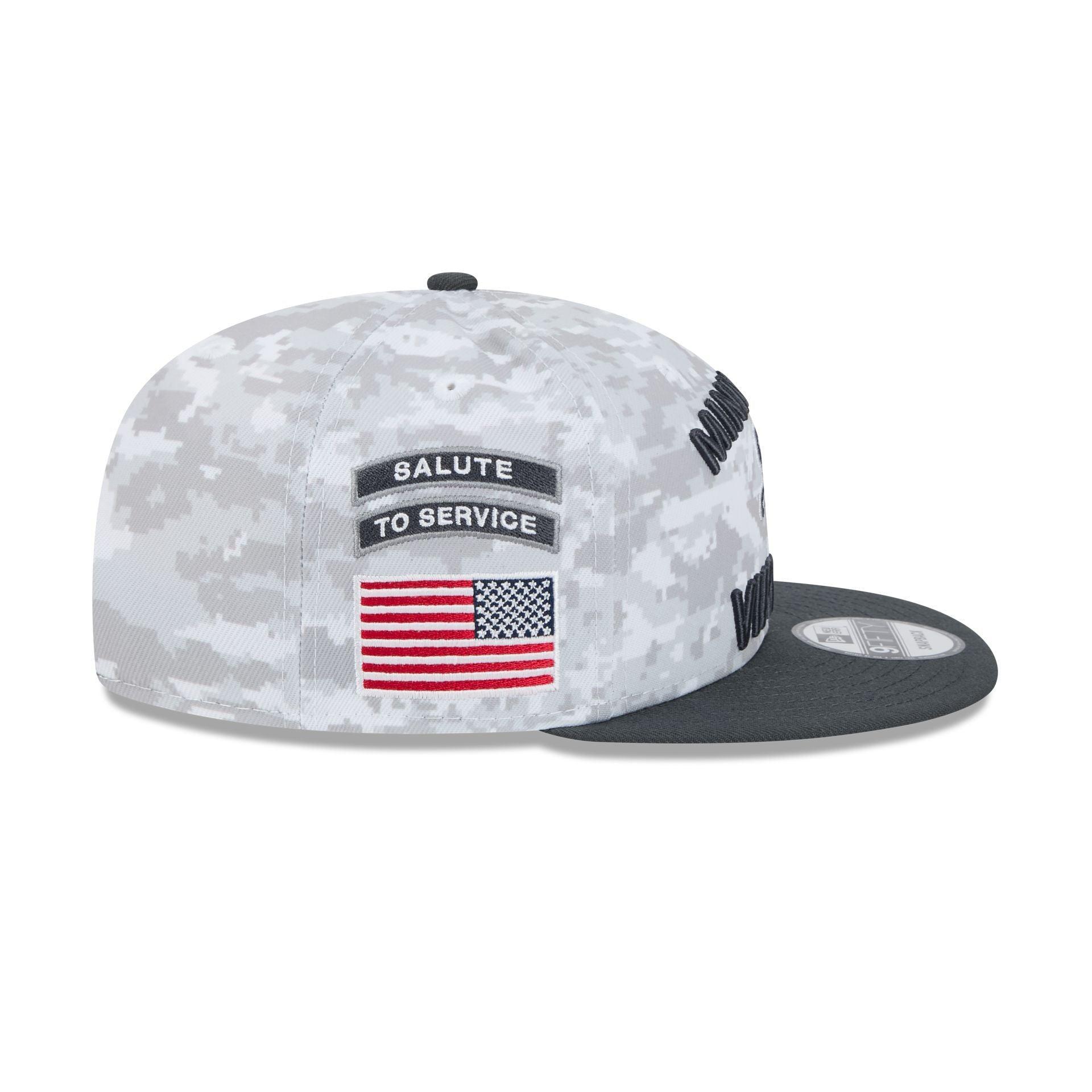 Minnesota Vikings 2024 Salute to Service 9FIFTY Snapback Hat Male Product Image