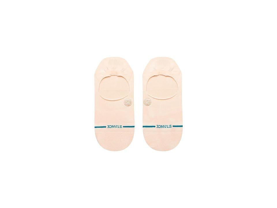 Stance Icon No Show (Peach) Women's Crew Cut Socks Shoes Product Image