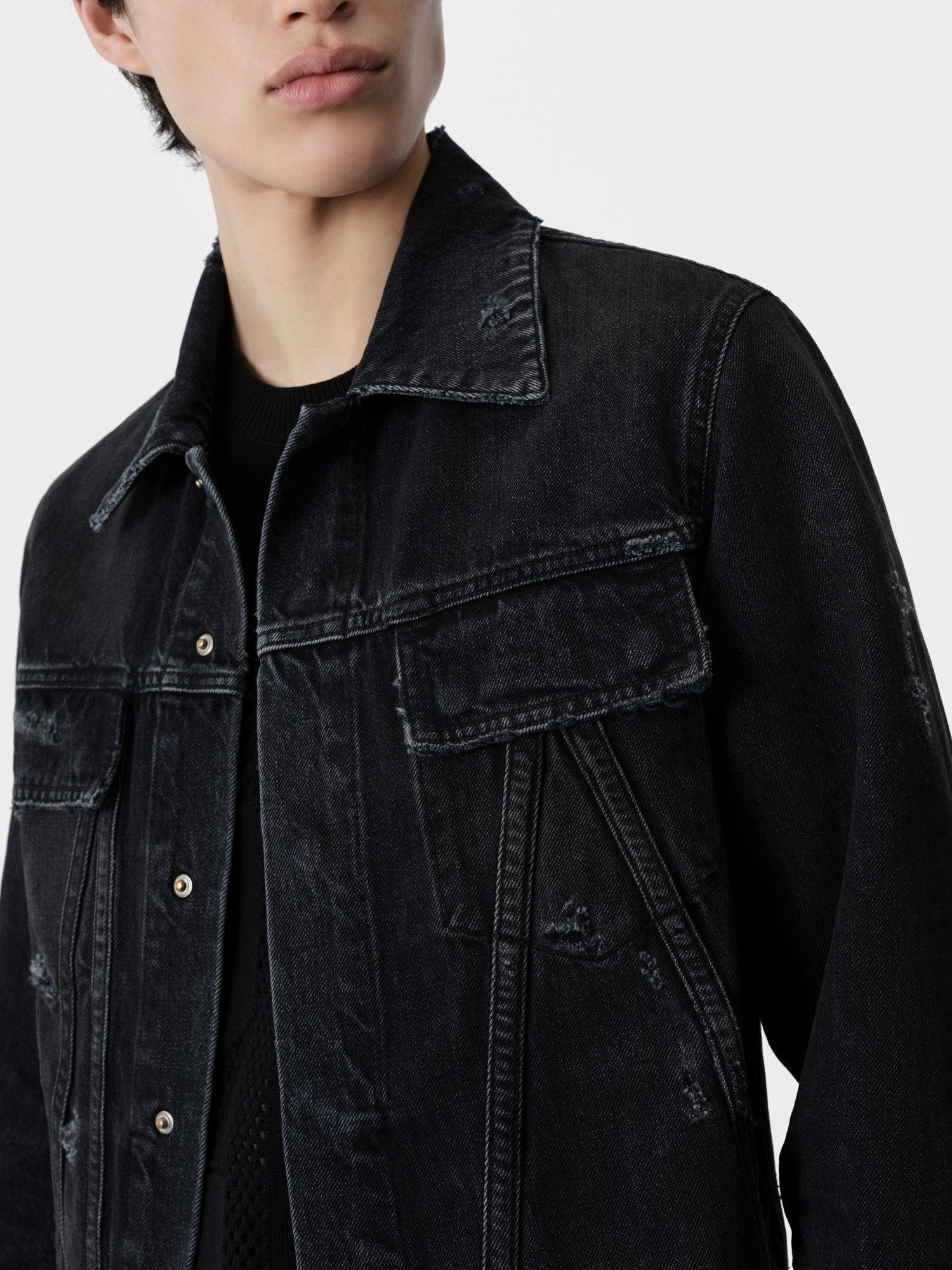 MA TRUCKER JACKET - Vintage Black Male Product Image