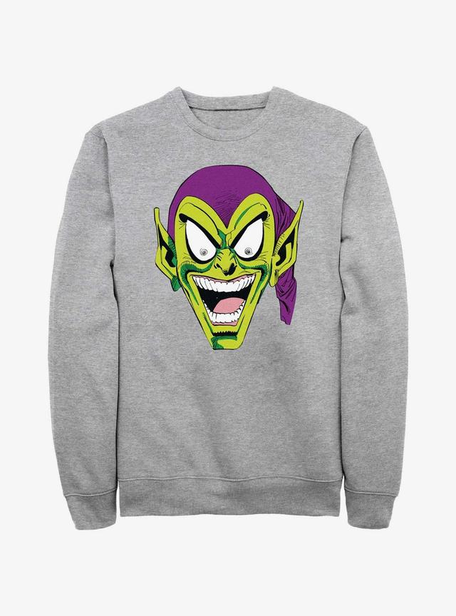 Marvel Spider-Man Green Goblin Head Sweatshirt Product Image