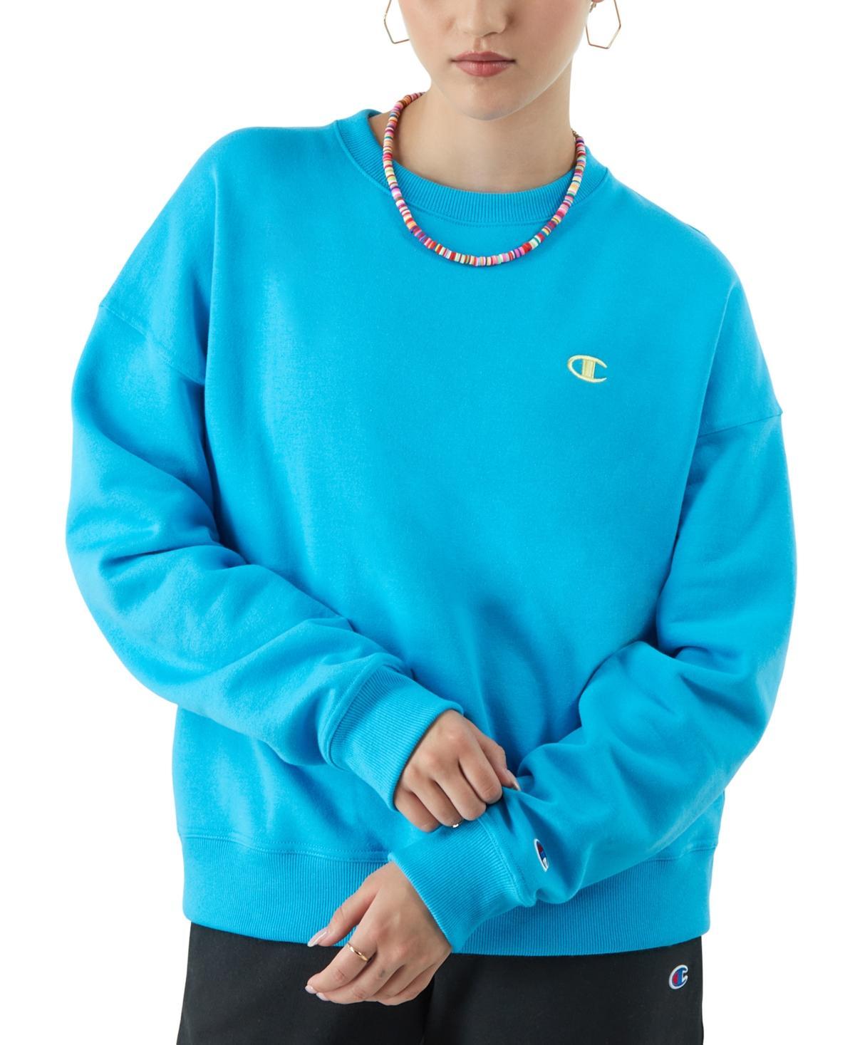 Champion Powerblend Crew (Lavish Lavender) Women's Sweatshirt Product Image