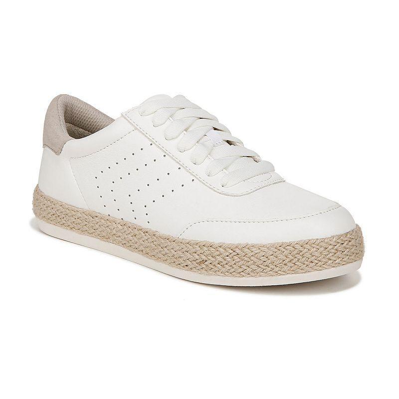 Dr. Scholls Womens Madison Fun Sneaker Shoes White Faux Leather DRSCH 7.5 M Product Image