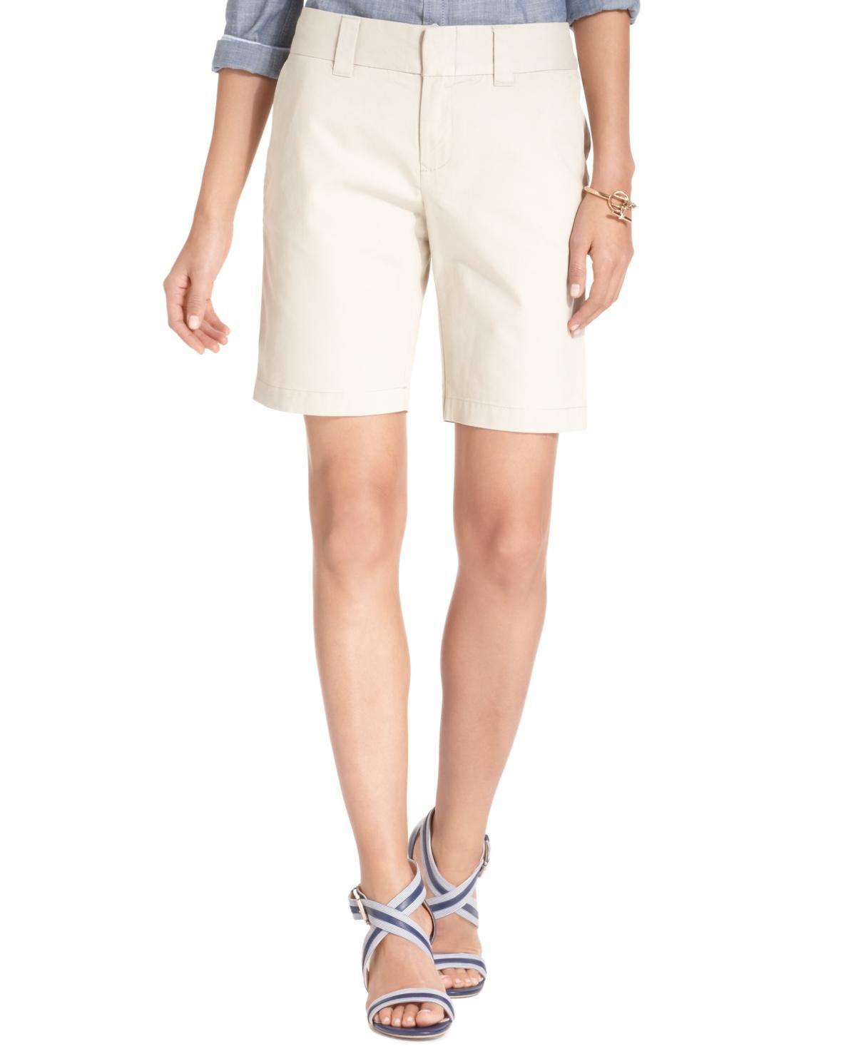 Tommy Hilfiger Womens Th Flex 9 Inch Hollywood Bermuda Shorts Product Image