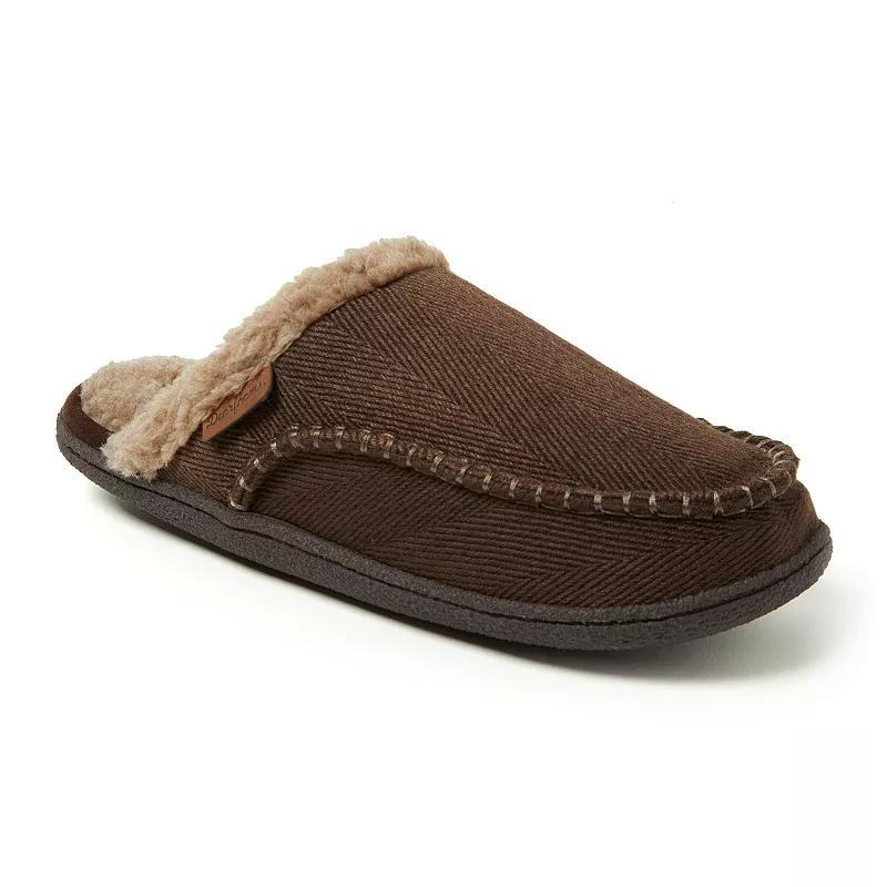 Dearfoams Matthew Mens Moc Toe Scuff Slippers Product Image