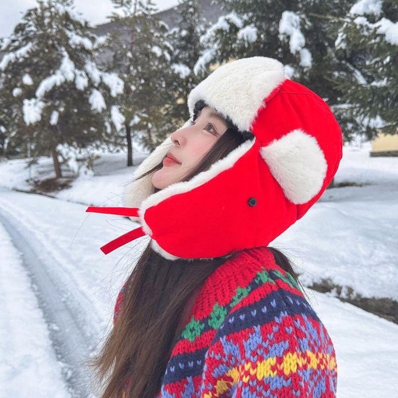 Fleece-Lined Trapper Hat Product Image