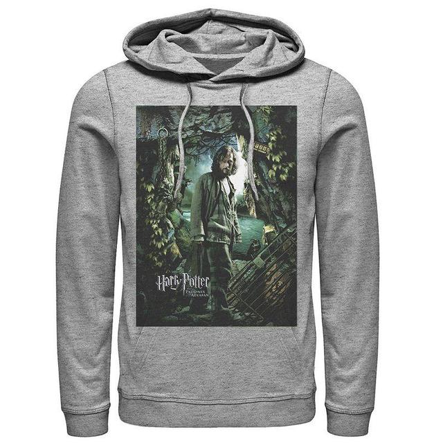 Mens Harry Potter Prisoner Of Azkaban Sirius Black Portrait Graphic Pullover Hoodie Athletic Grey Product Image