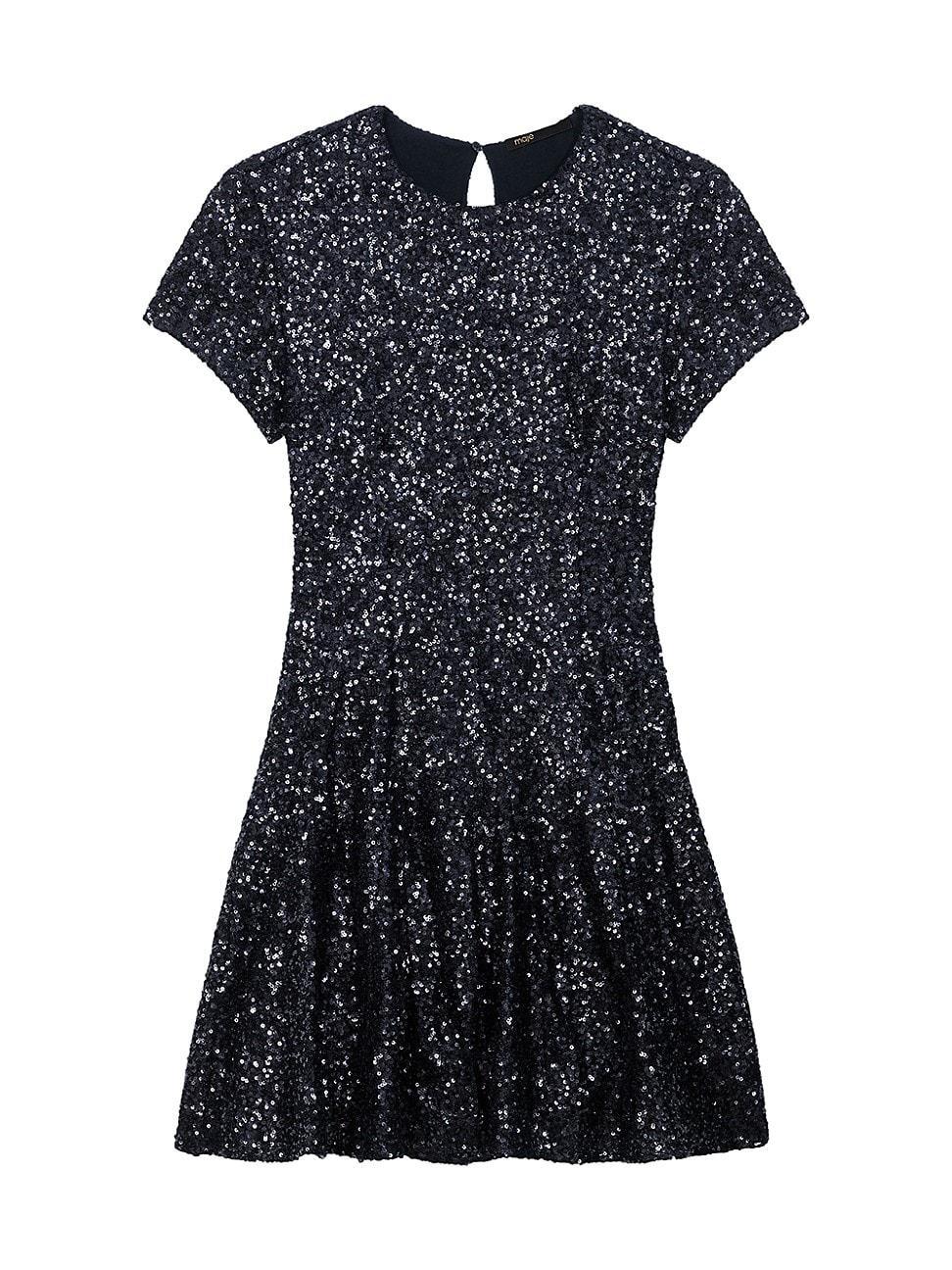 Womens Short Sequin Dress Product Image