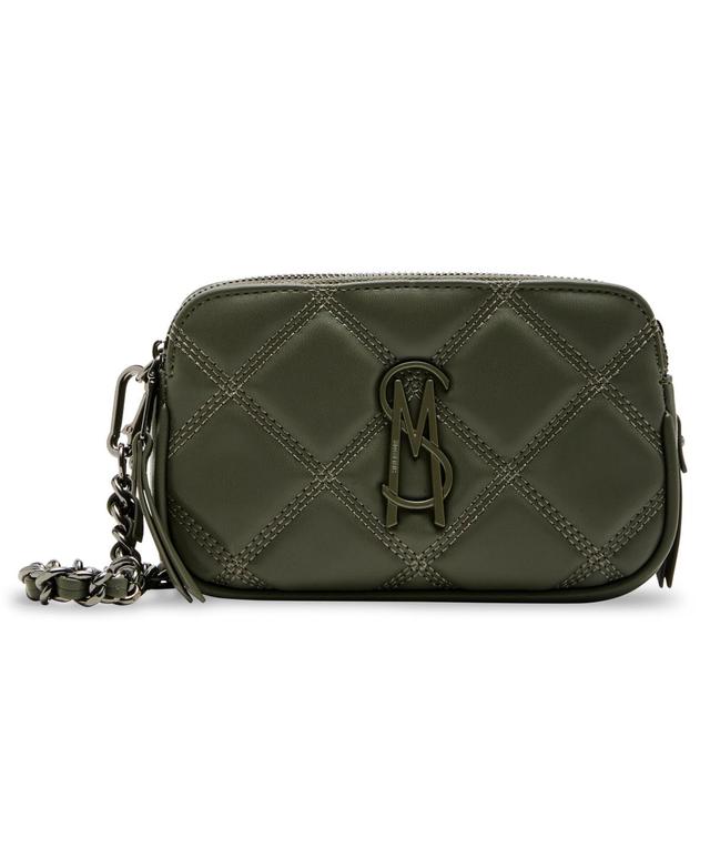 Steve Madden Black Hardware Quilted Crossbody Bag Product Image