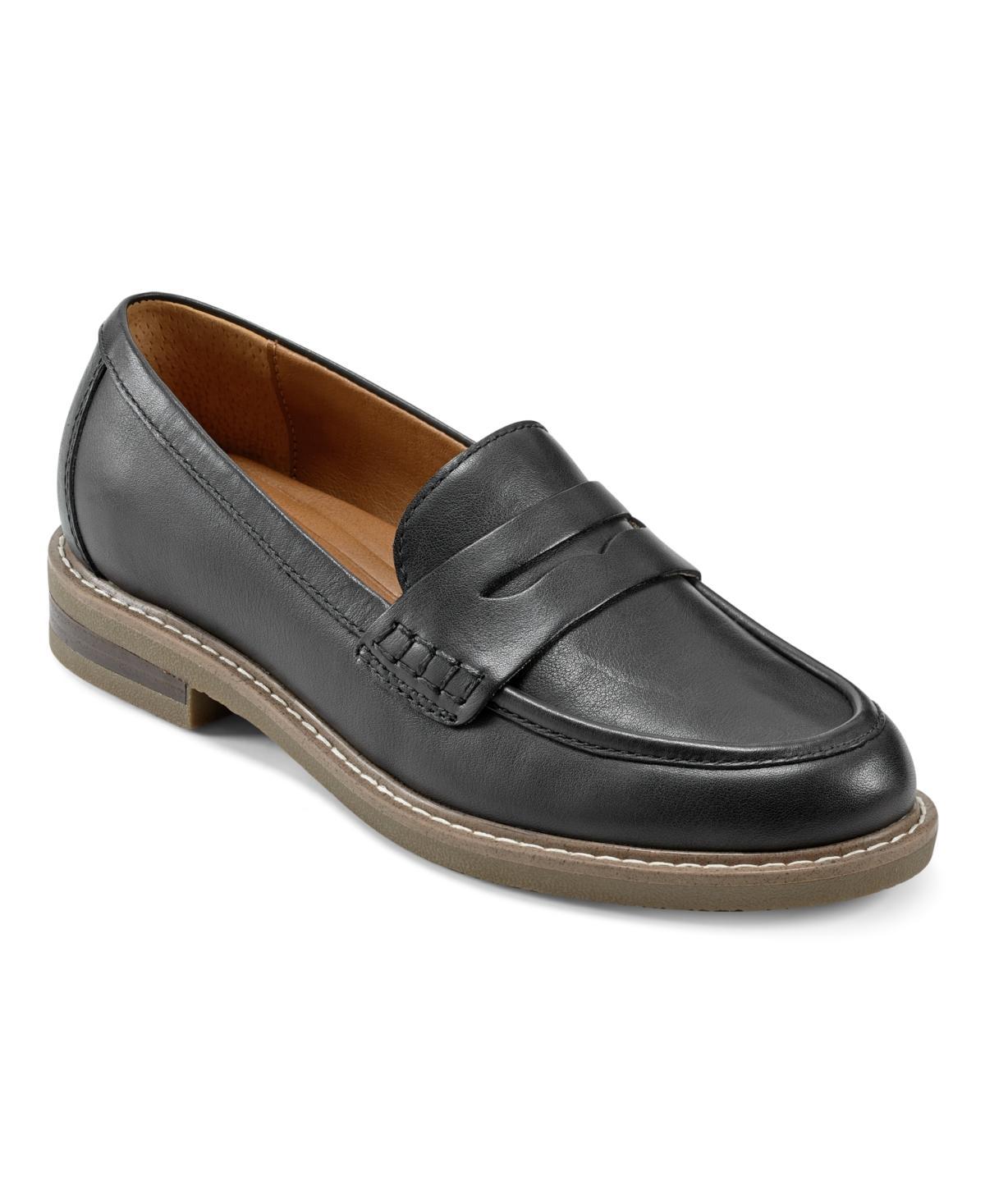 Earth Womens Javas Round Toe Casual Slip-On Penny Loafers Product Image