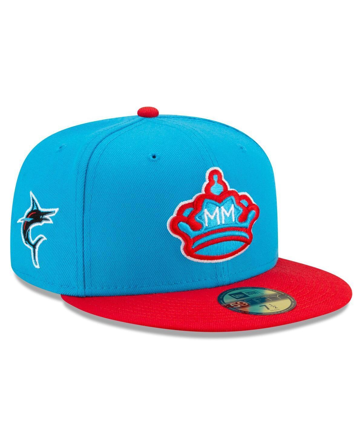 Mens New Era Blue Miami Marlins City Connect 59FIFTY Fitted Hat - Blue Product Image