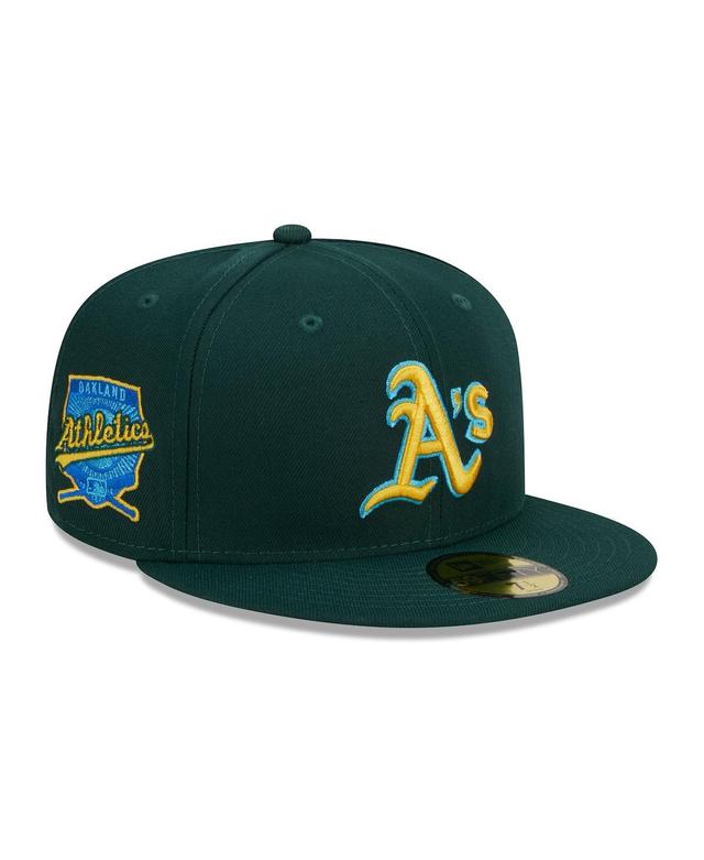 Mens New Era Green Oakland Athletics 2023 Mlb Fathers Day On-Field 59FIFTY Fitted Hat Product Image