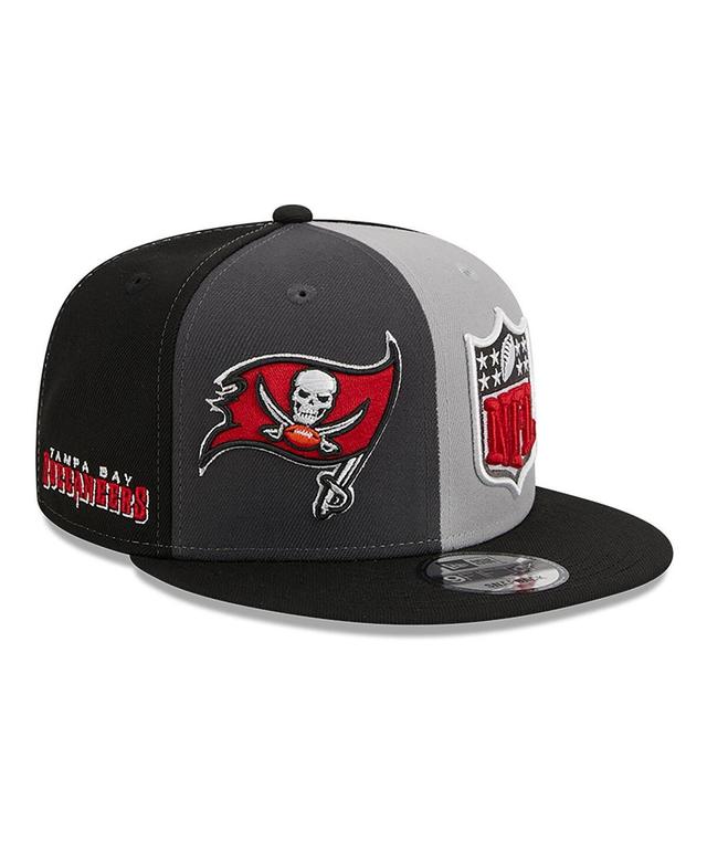 Mens New Era Black/Gray Tampa Bay Buccaneers 2023 Sideline 9FIFTY Snapback Hat Product Image