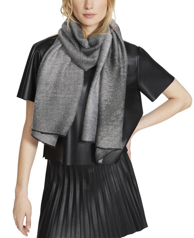 Steve Madden Womens Frayed Edge Pleat Scarf Product Image