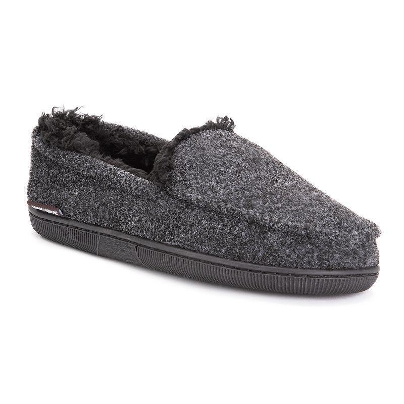 MUK LUKS Faux Wool Mens Moccasin Slippers Product Image