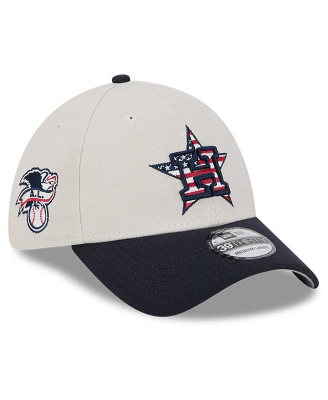 New Era Mens Black Houston Astros 2024 Fourth of July 39THIRTY Flex Hat Product Image