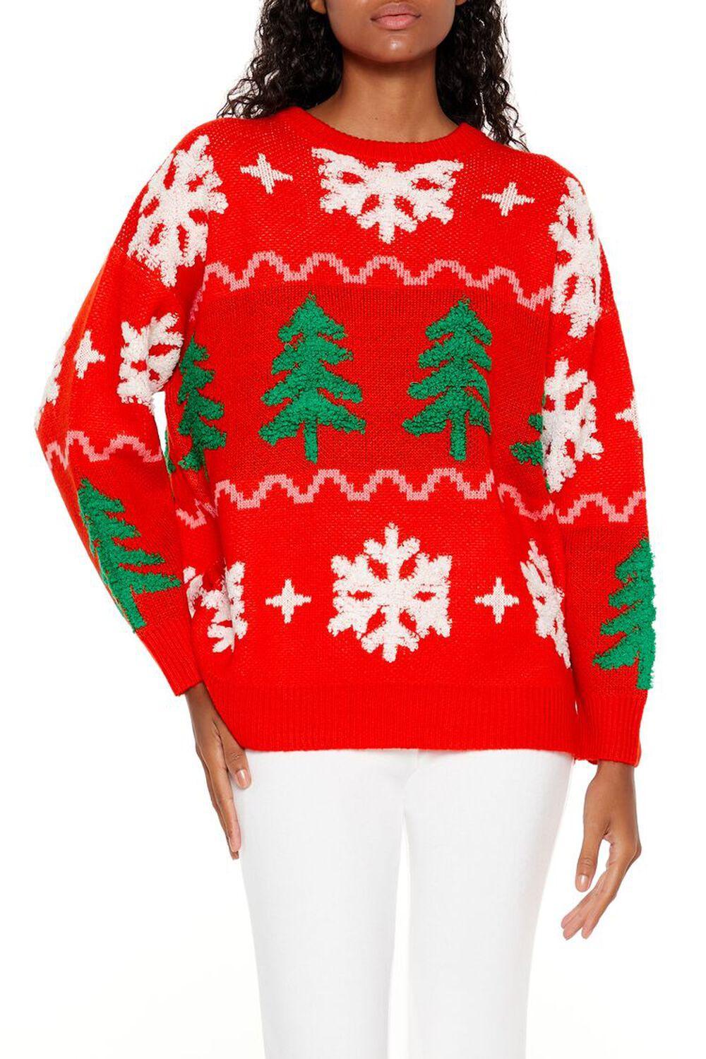 Christmas Tree Fair Isle Sweater | Forever 21 product image