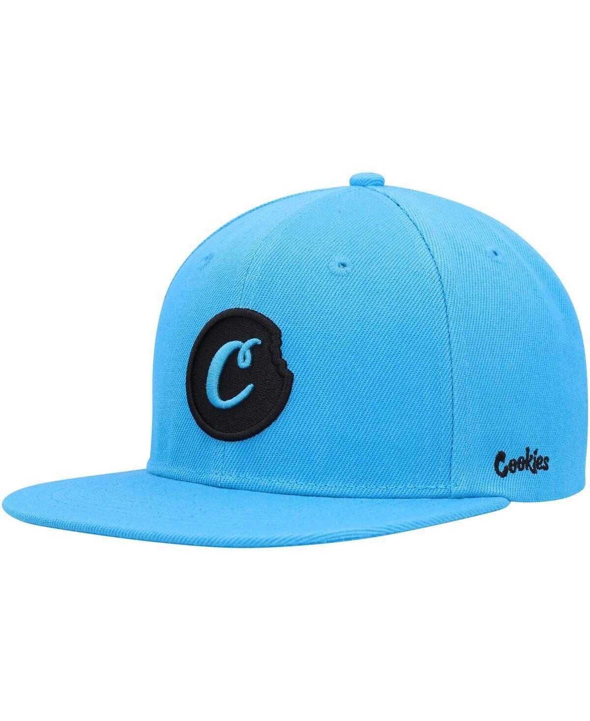 Mens Cookies Blue C-Bite Snapback Hat Product Image