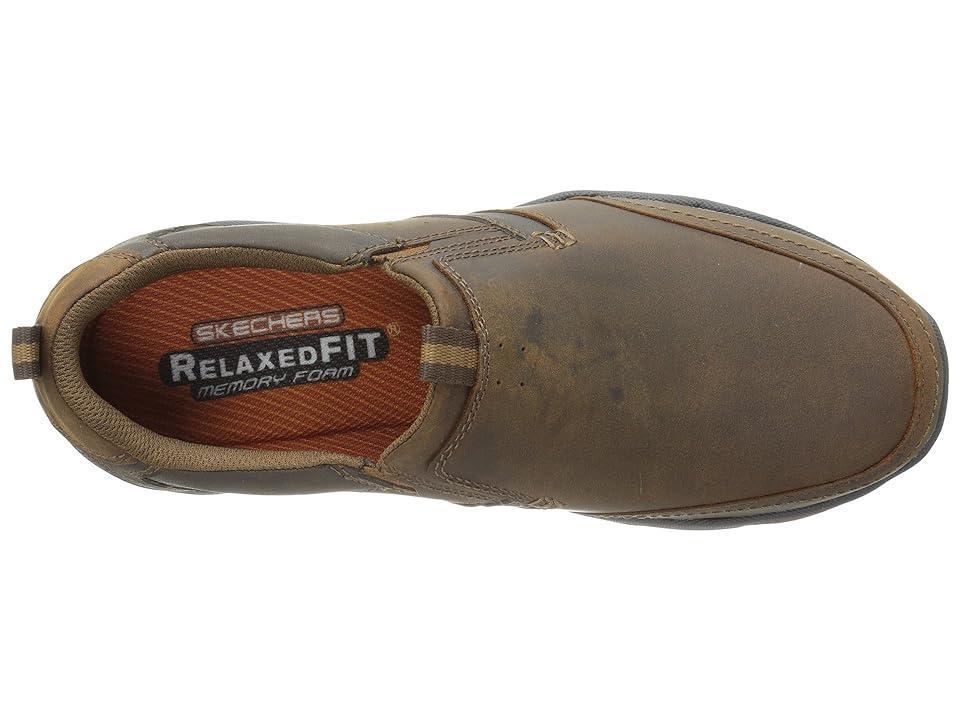 SKECHERS Relaxed Fit(r): Montz - Devent (Dark ) Men's Slip on Shoes Product Image