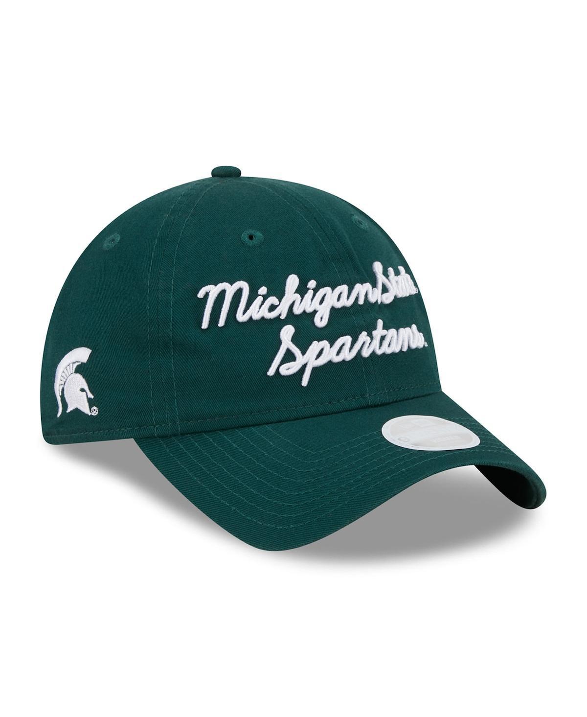 Womens New Era Michigan State Spartans Script 9TWENTY Adjustable Hat Product Image