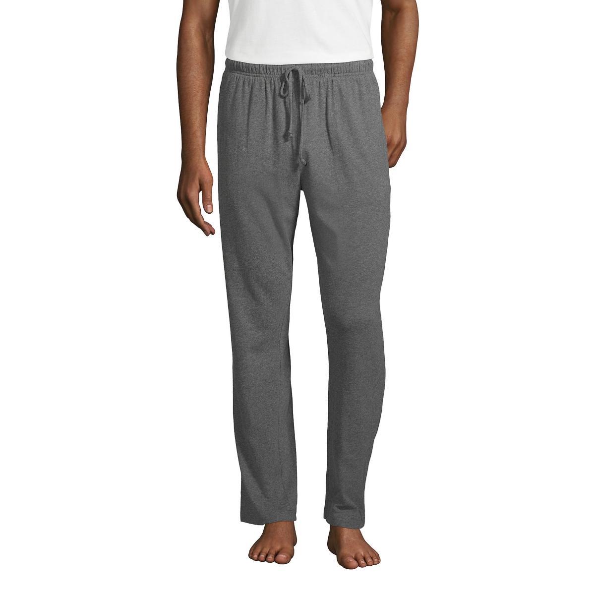 Lands End Mens Knit Jersey Sleep Pants Product Image