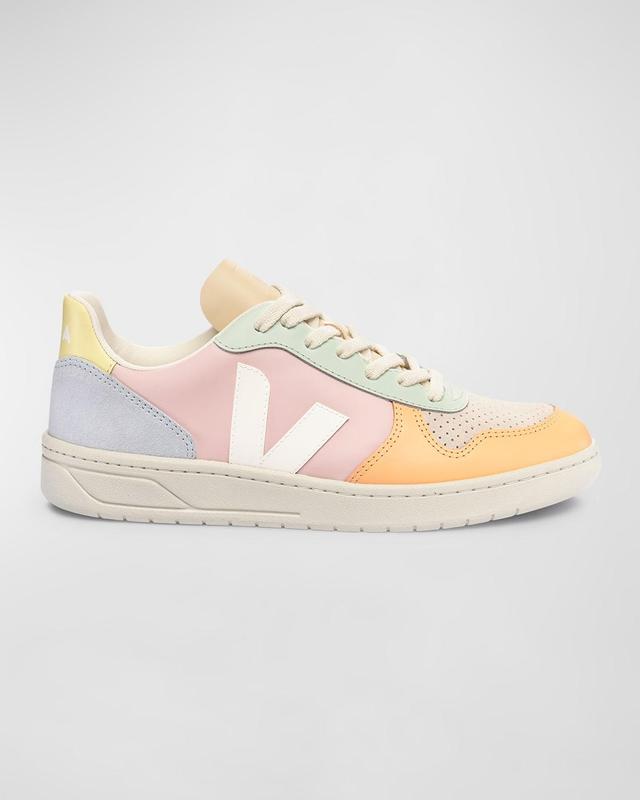 VEJA V-10 (Petale/White/Multicolor) Women's Shoes Product Image