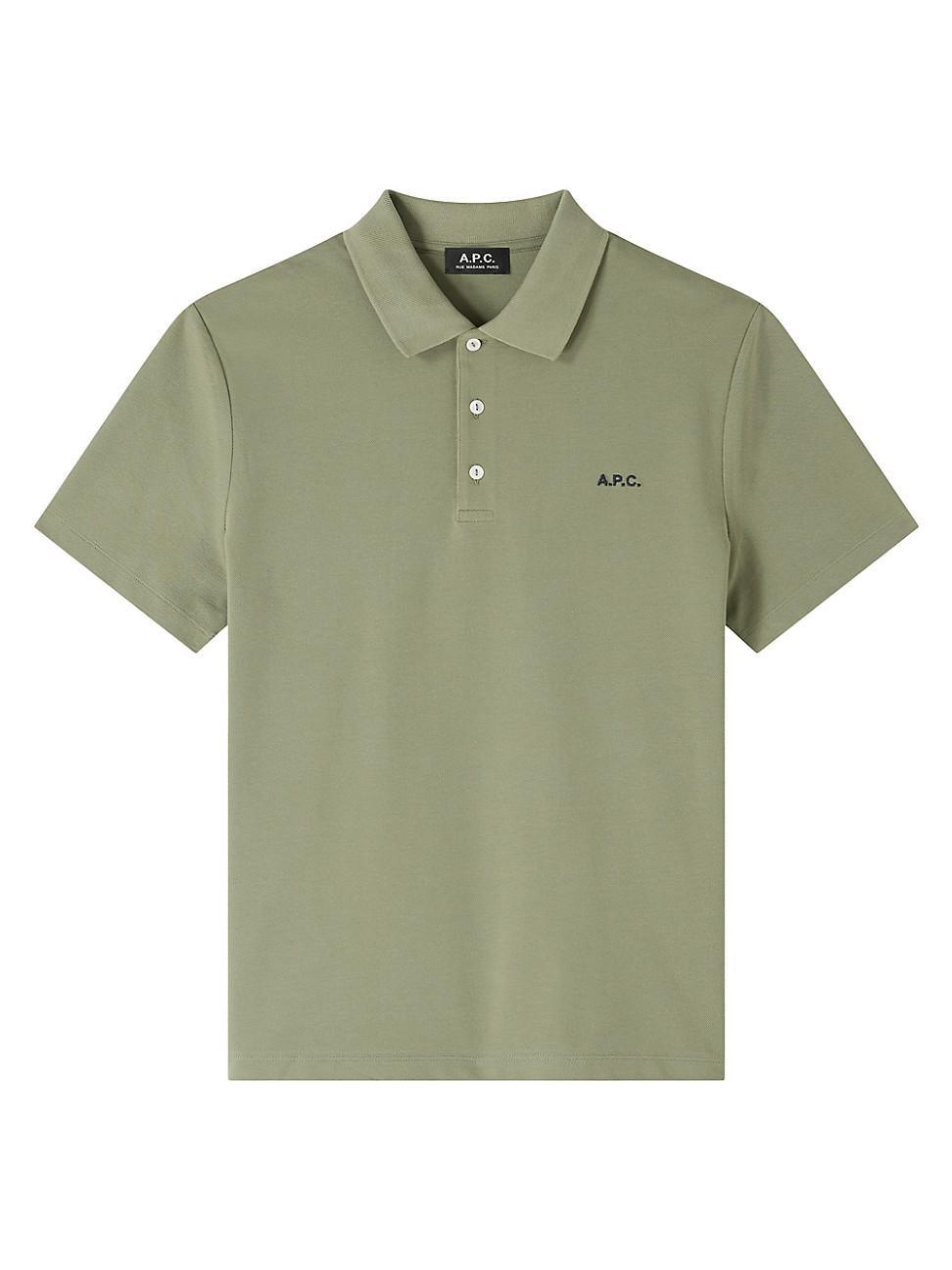 Mens Cotton Polo Shirt Product Image